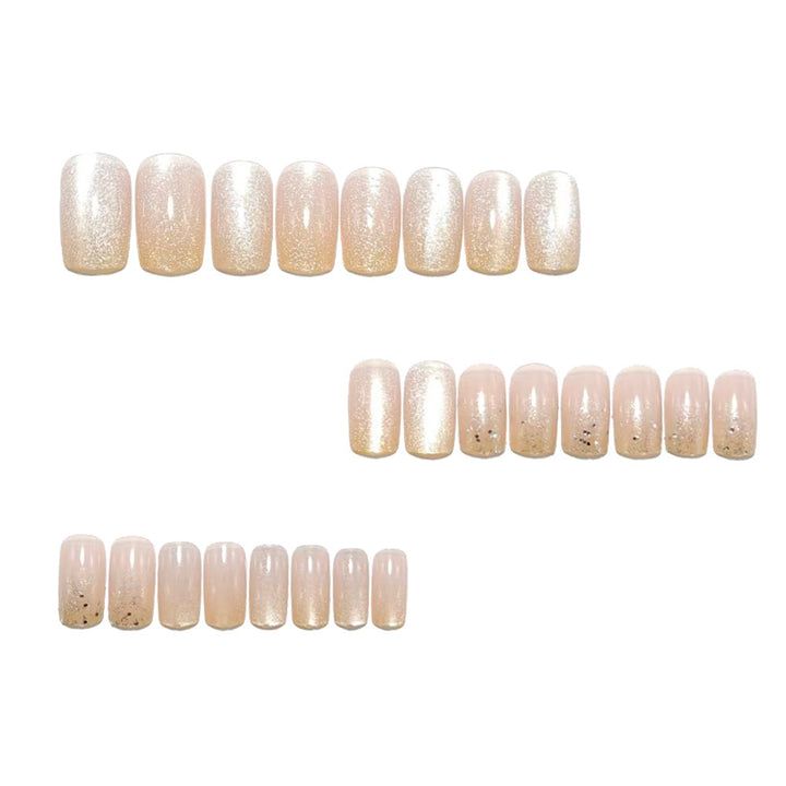 Artificial nails with glitter finish Kalsten