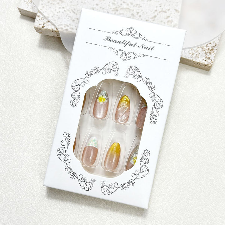 Floral Art Press-On Nail Tips Kalsten