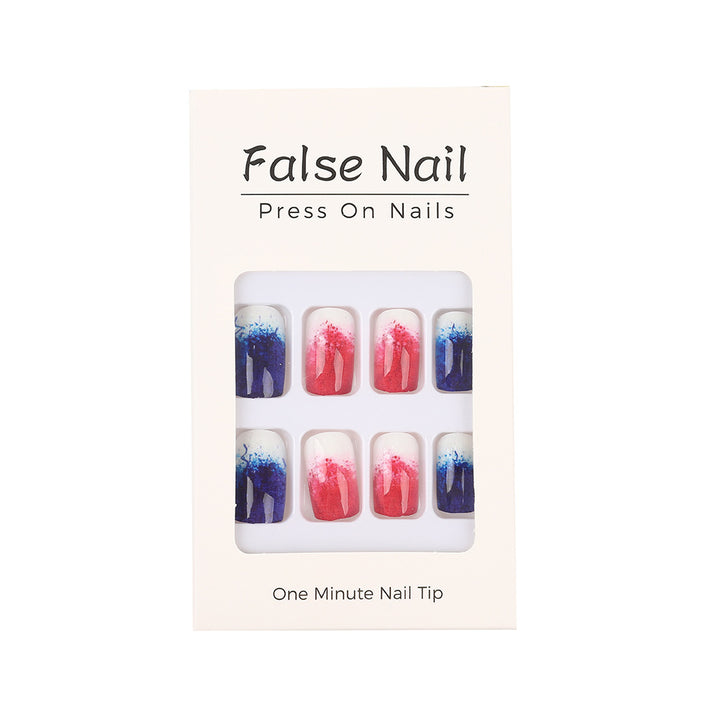 Art nails in creative gradient colors Kalsten
