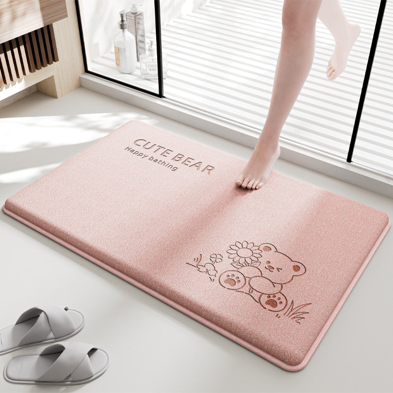 Adorable Cartoon Design Bath Mat Kalsten