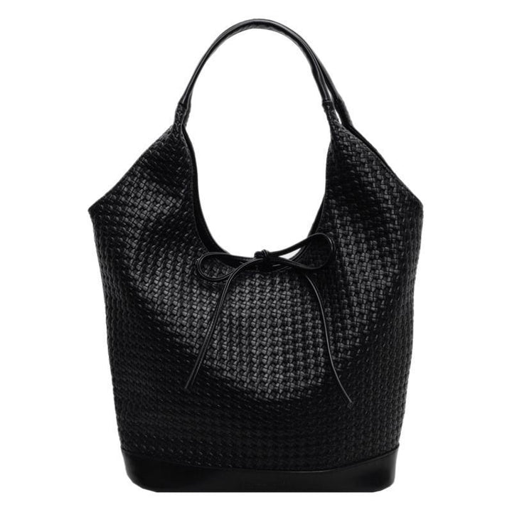 Stylish Woven Bucket Tote Bag
