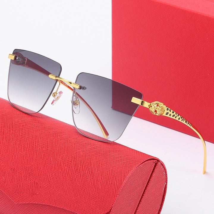Women's Geometric Sunglasses with Elegant Gold-Colored Detail Kalsten