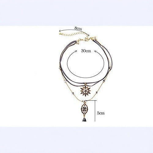 Bohemian Layered Necklace Kalsten