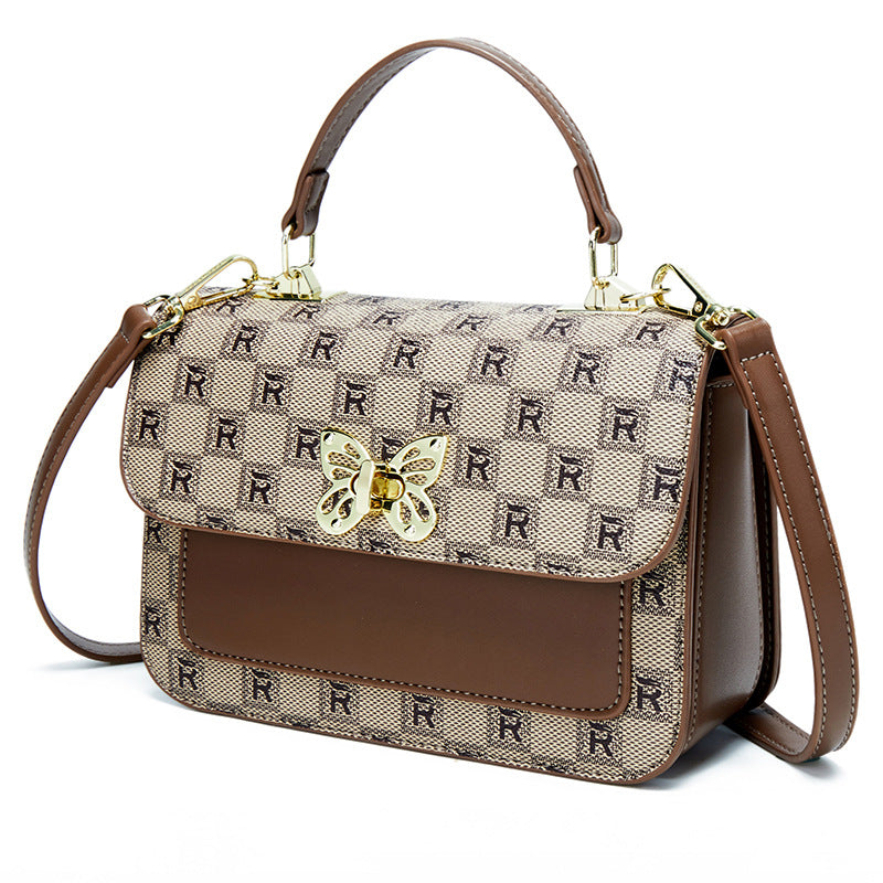 Elegant Butterfly-Embellished Handbag