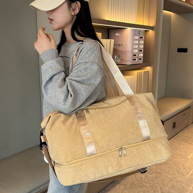 Corduroy Travel Weekender Bag Kalsten