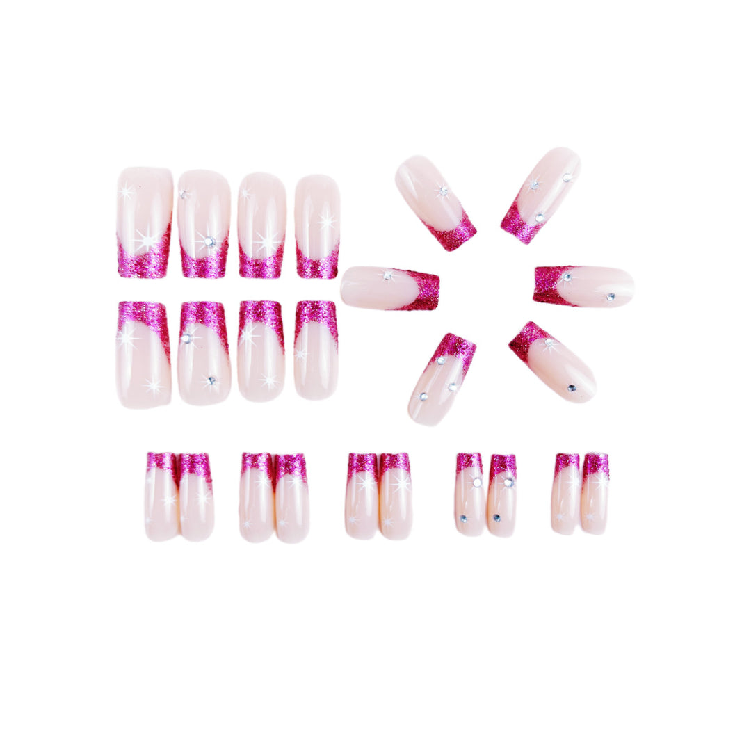 Sparkling Elegant Stiletto Nail Extensions Kalsten