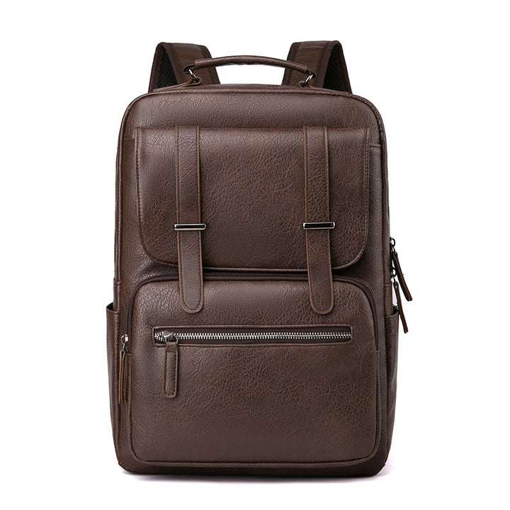 Leather Laptop Backpack Kalsten