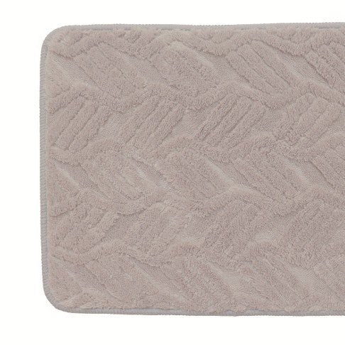 Plush Textured Bathroom Mat Kalsten