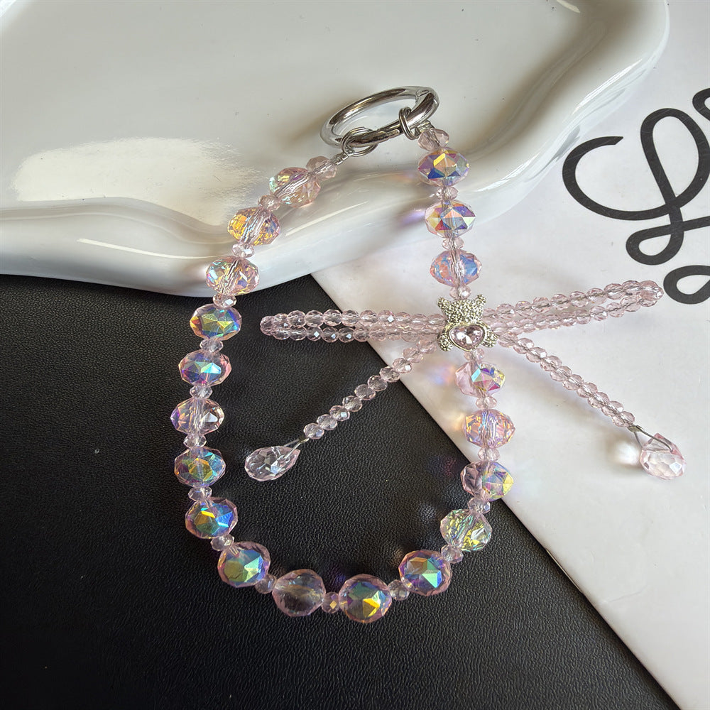 Elegant Crystal Beaded Charm Keychain Kalsten