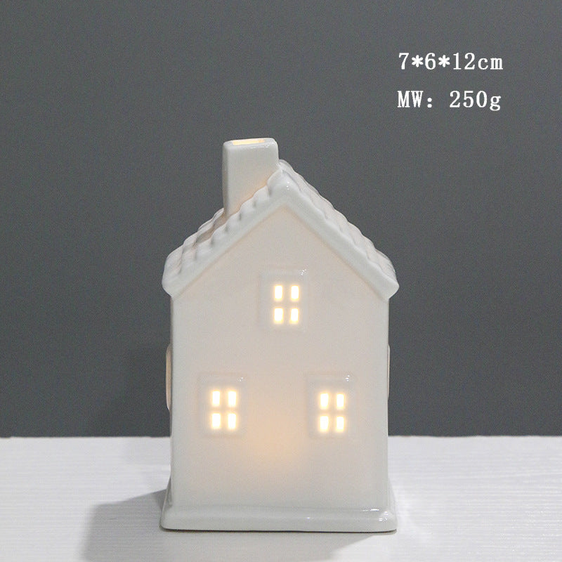 Ceramic House-Shaped Night Light Kalsten