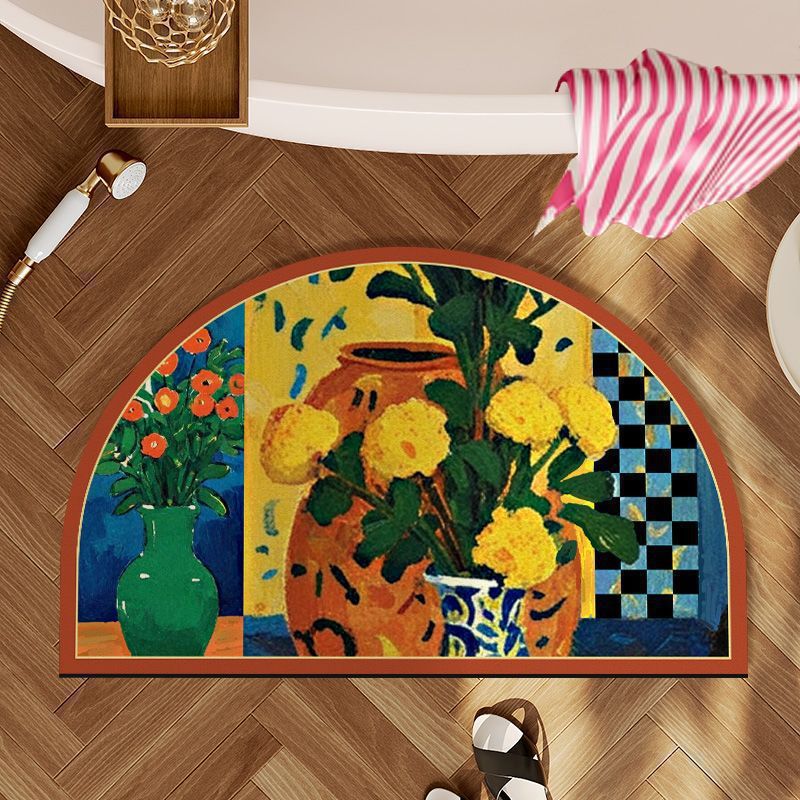 Decorative Cat-Themed Area Mat Kalsten
