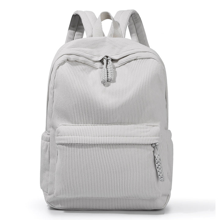 Textured Fabric Travel Backpack kalsten