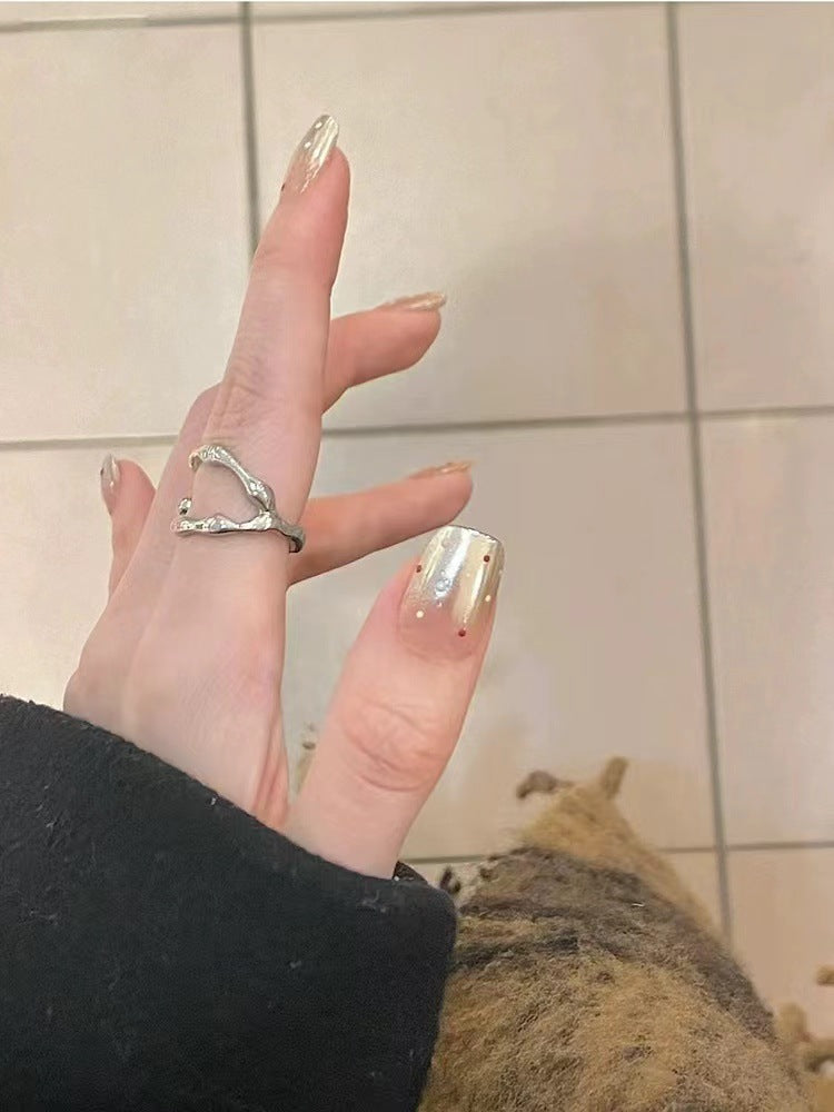 Decorative Glitter Press-On Nails