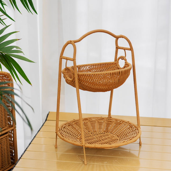 Multi-Tiered Woven Fruit Stand Kalsten