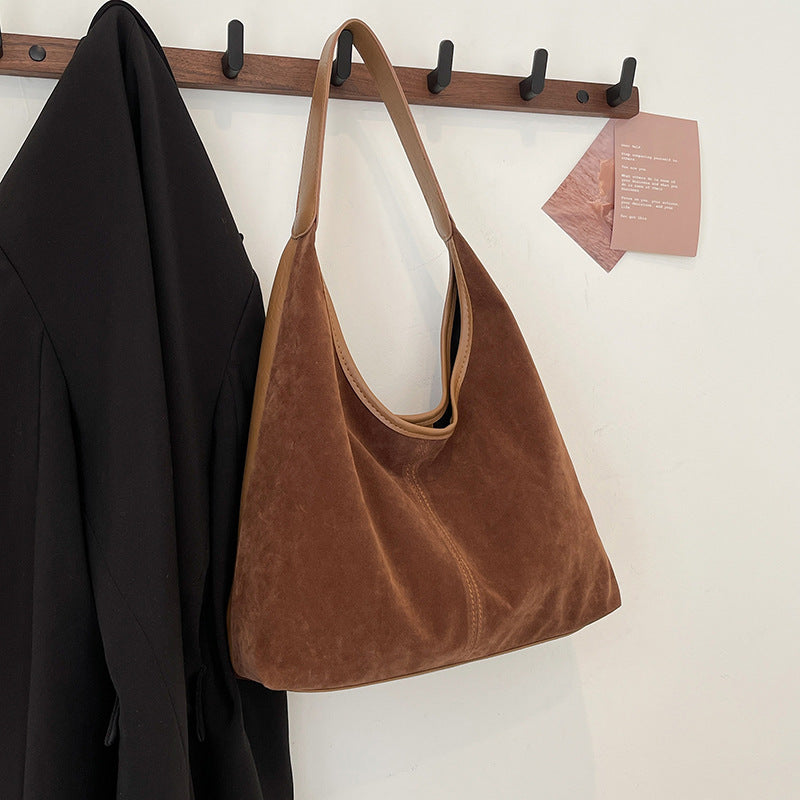 Suede Casual Hobo Bag Kalsten