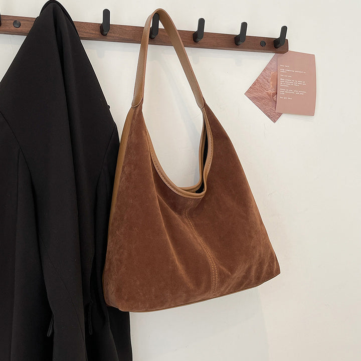 Suede Casual Hobo Bag Kalsten