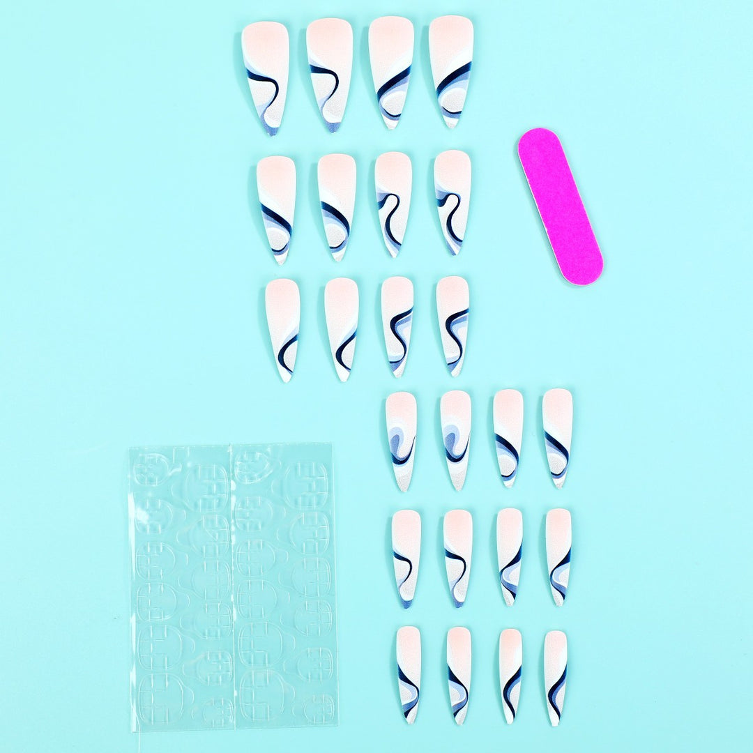 Professional artificial nails with elegant designs Kalsten