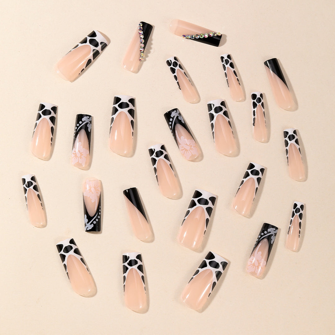 Artistic Long Acrylic Nail Set Kalsten
