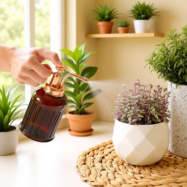 Vintage-Inspired Glass Water Sprayer