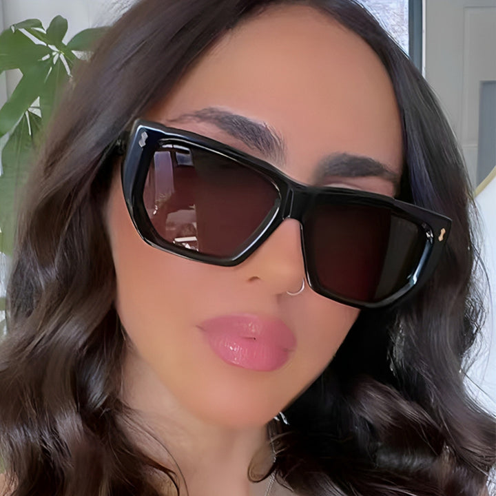 Women's designer sunglasses with modern geometric frame and UV protection Kalsten