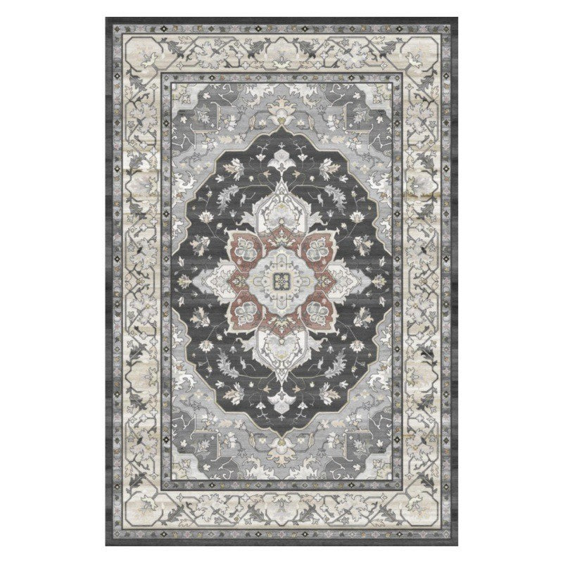 Vintage Floral Patterned Area Rug