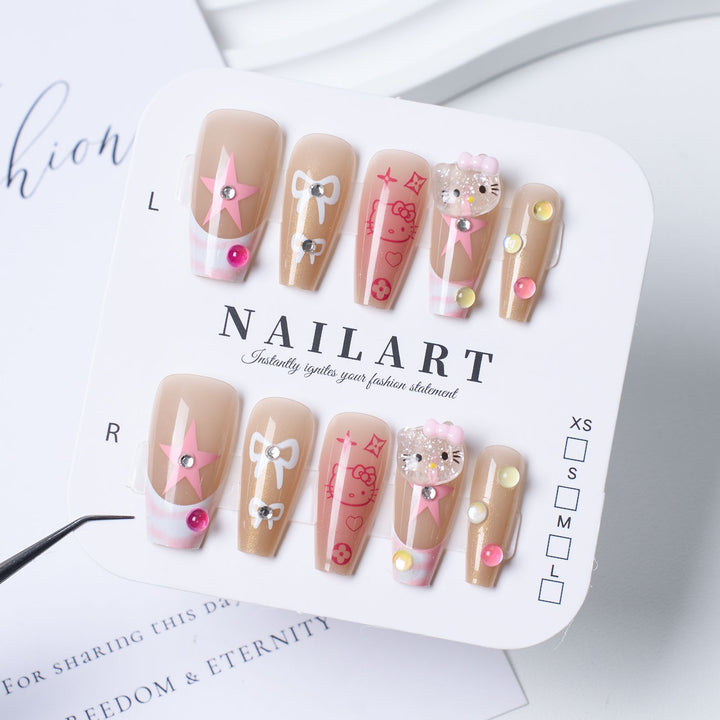 Fashionable Press-On Nails Kalsten