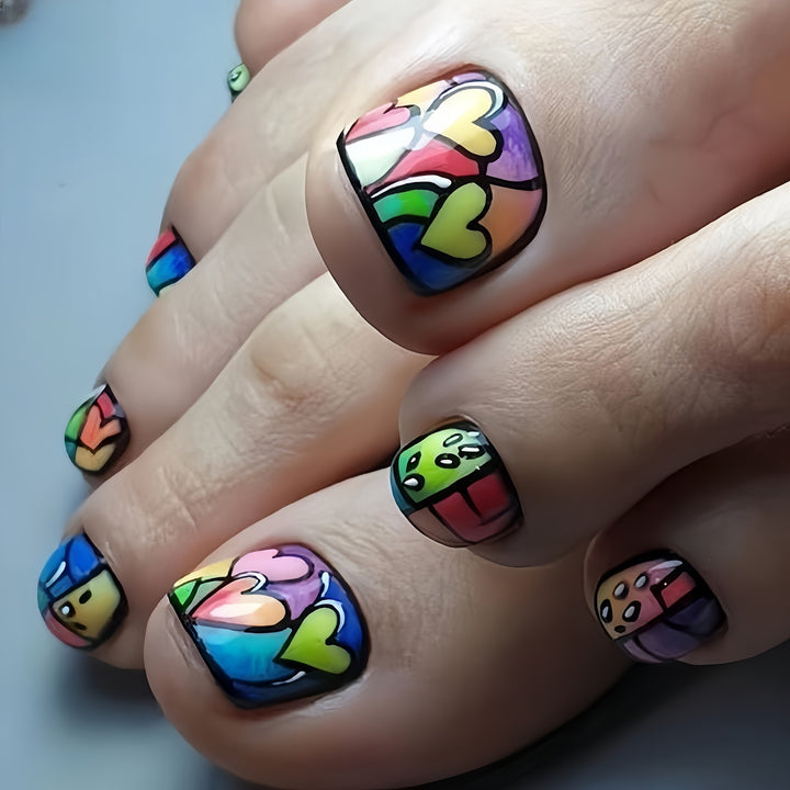 Artificial nails for elegant foot care Kalsten