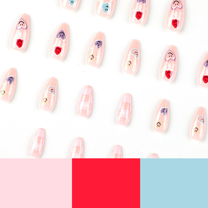 Creative nail art with playful emoji motifs Kalsten