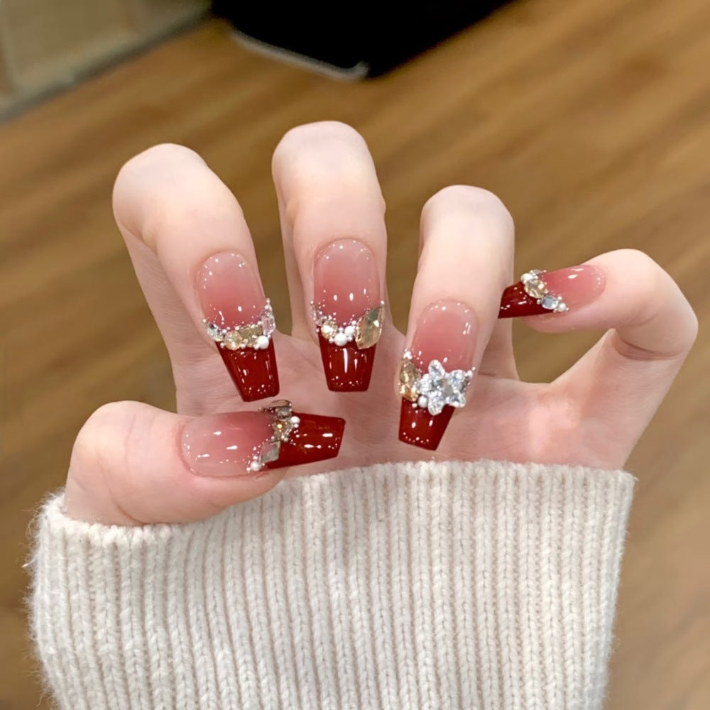 Decorative Stiletto Press-On Nails