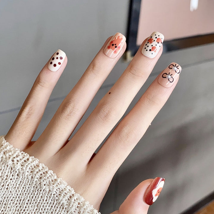 Creative Character-Design Press-On Nail Art Kalsten