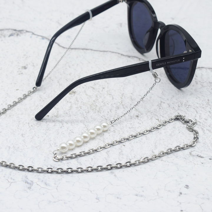 Elegant Pearl Bead Eyewear Holder Chain Kalsten