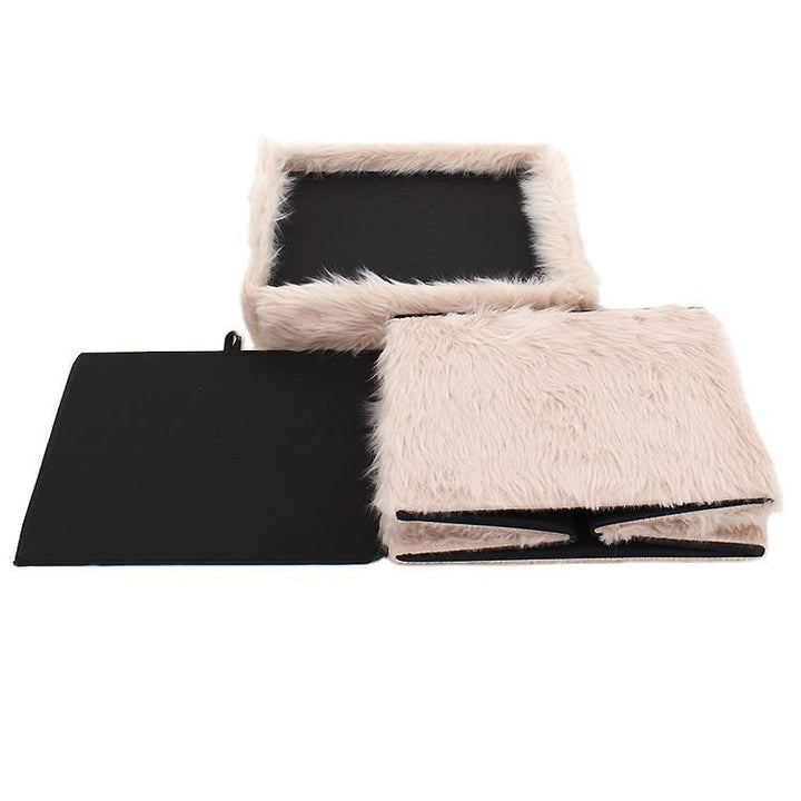 Decorative Plush Ottoman Kalsten
