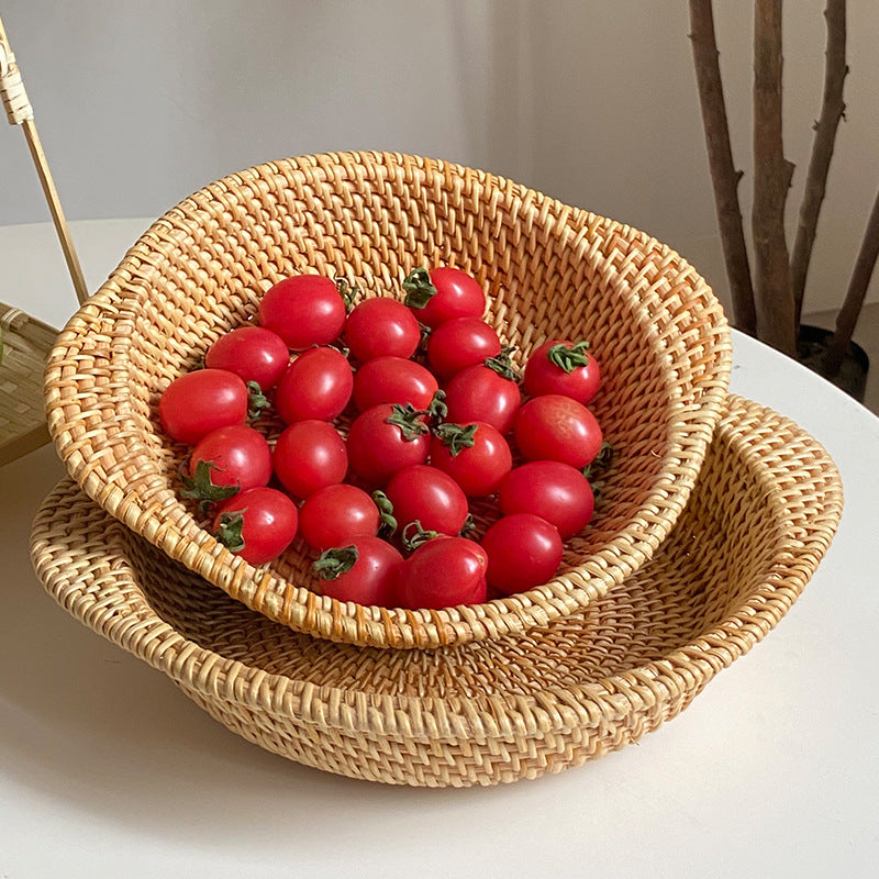 Handmade decoration basket with flat design Kalsten