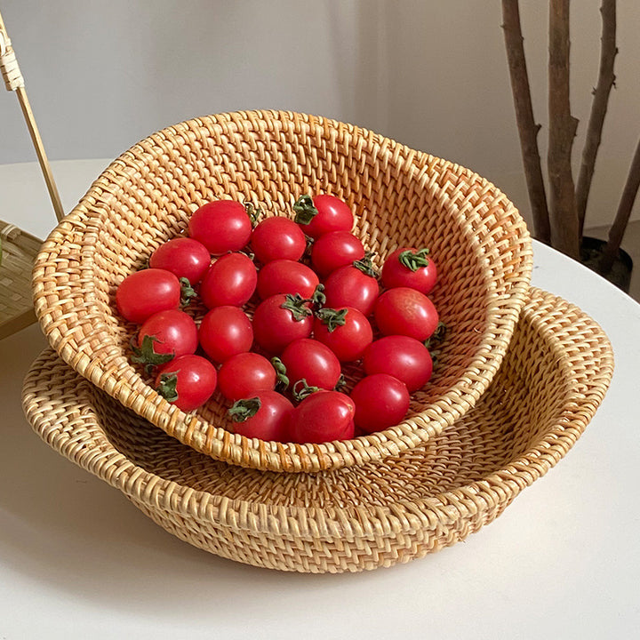 Handmade decoration basket with flat design Kalsten