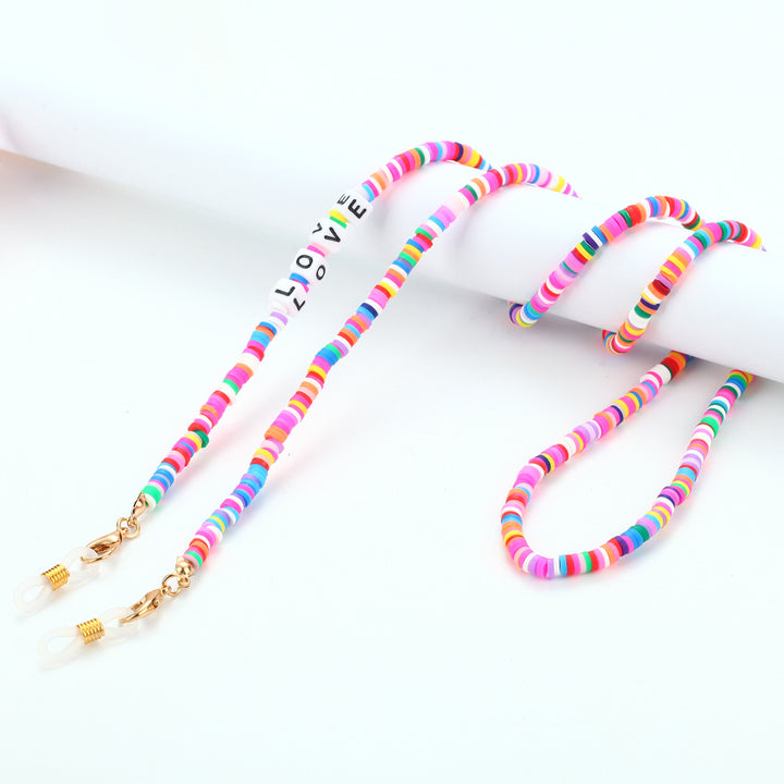 Fashionable glasses strap with colorful beads Kalsten