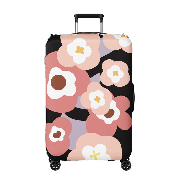Women's hard shell suitcase with exciting travel motif Kalsten