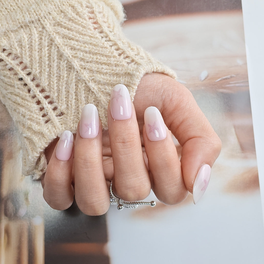 Elegant French Tip Press-On Nails Kalsten