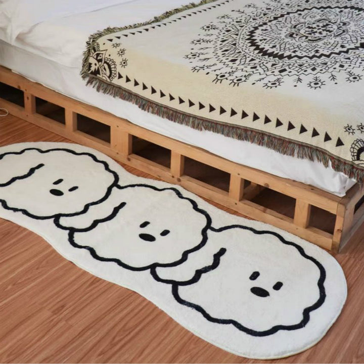 Cartoon-Themed Soft Plush Area Rug for Home Decor