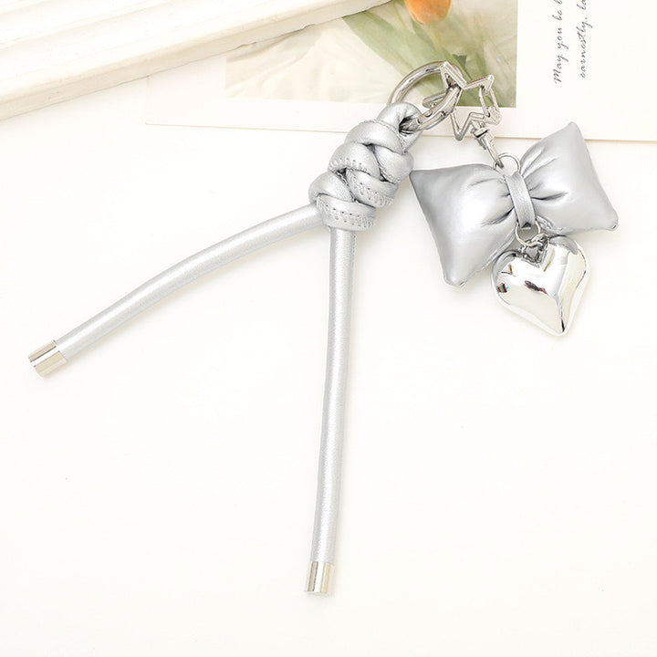 Fashionable Bow and Heart Keychain kalsten