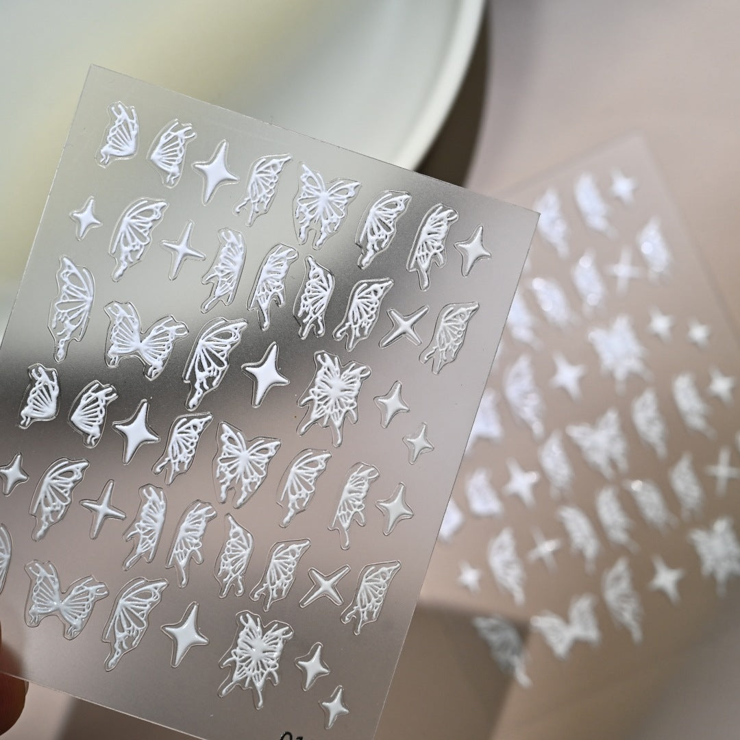 Butterfly Nail Art Stickers