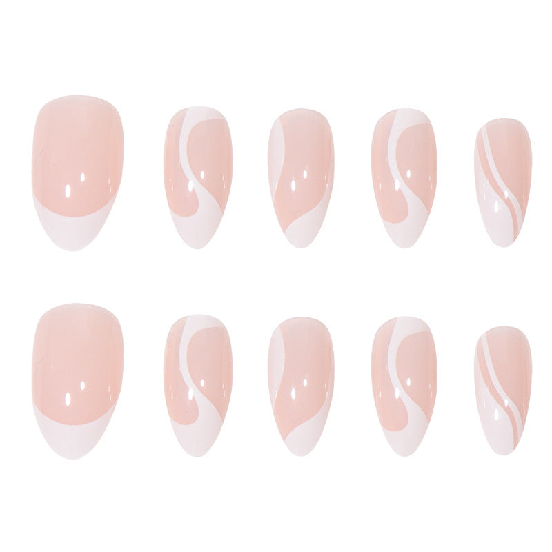 Artistic Swirl-Designed Press-On Nails Kalsten