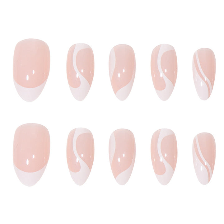 Artistic Swirl-Designed Press-On Nails Kalsten