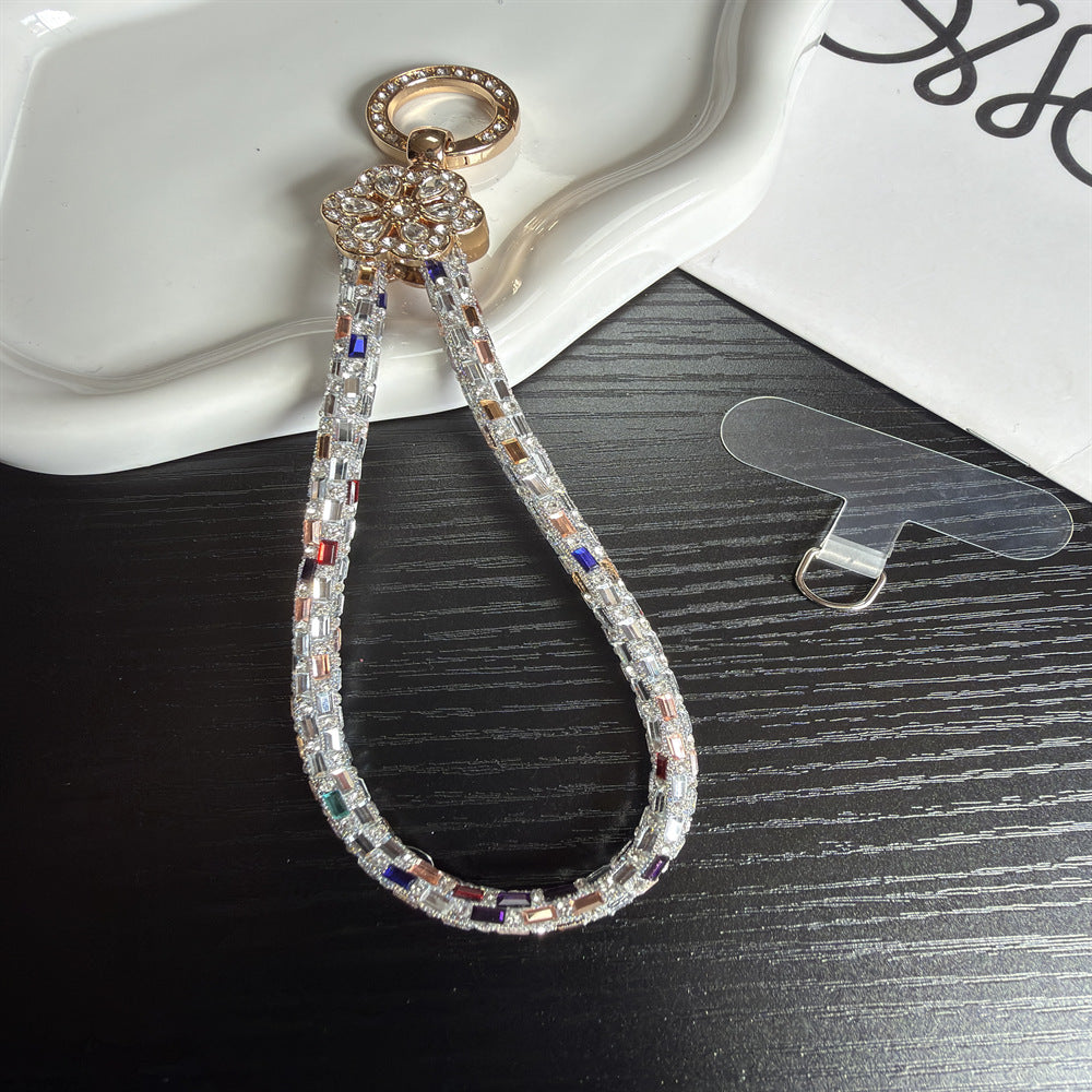 Elegant Crystal-Accented Keychain Holder Kalsten