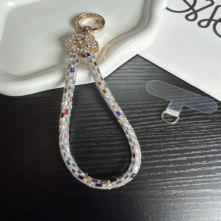 Elegant Crystal-Accented Keychain Holder Kalsten