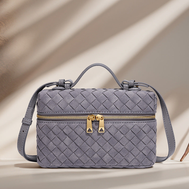 Handcrafted Textured Leather Crossbody Bag Kalsten