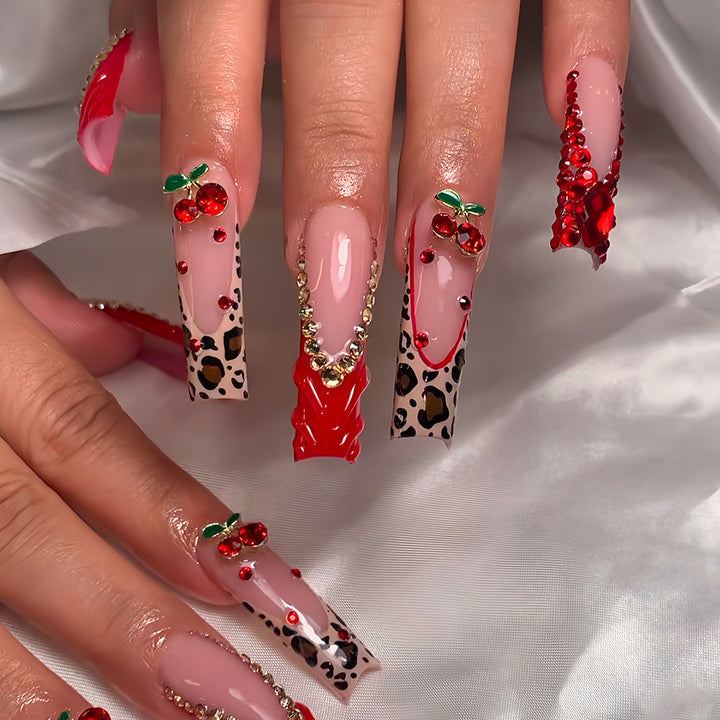 Floral Accent Nail Art Extensions Kalsten