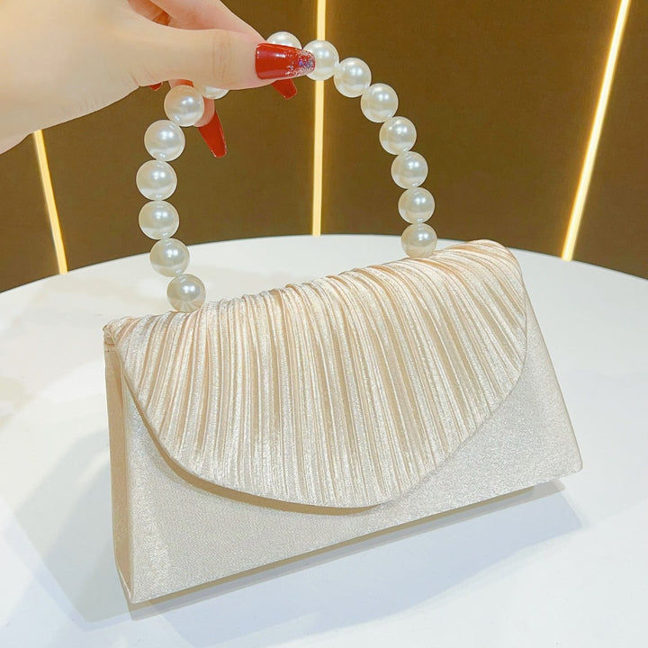 Elegant Pleated Evening Clutch