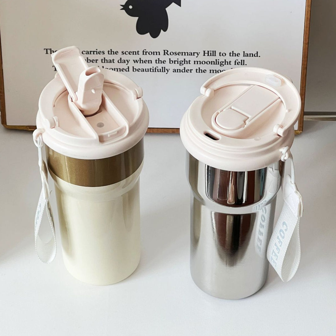 Ladies thermos mug with stylish flower design Kalsten