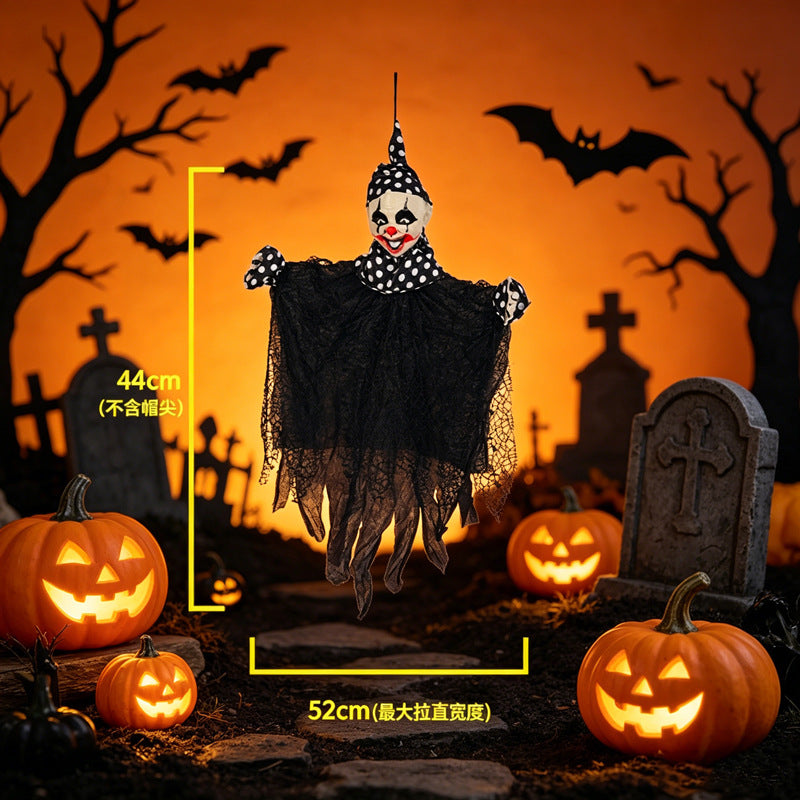 Scary Clown Hanging Decoration Kalsten