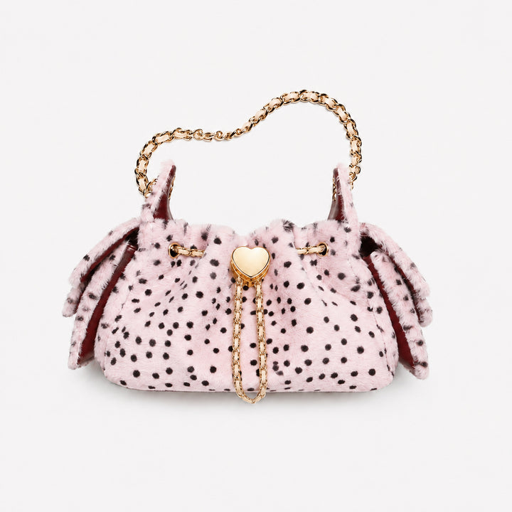 Playful Polka Dot Handheld Purse